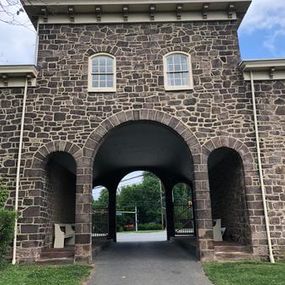 front stone entrance